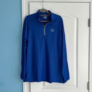 Men’s XL Under Armour quarter zip pullover. Cobalt Blue.